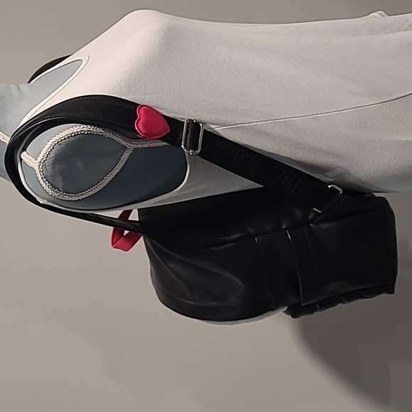 Betsey Johnson 'Rebelling Since 1978 New York' Quilted Heart Backpack - Picture 3 of 9